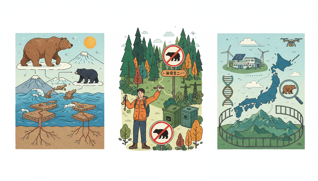 ヒグマが本州にいない理由を科学と歴史で解説｜安全対策と今後の可能性まで