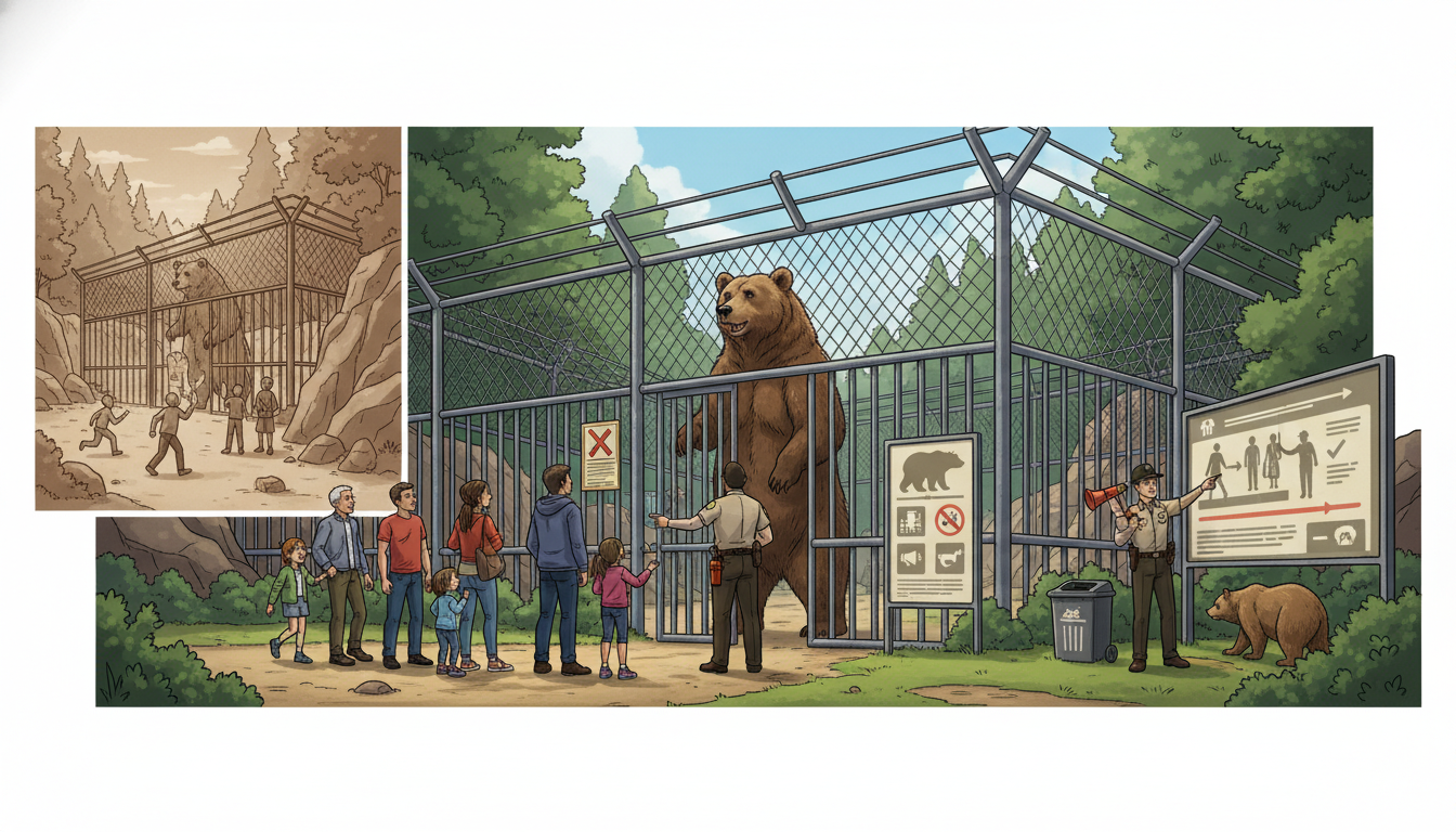 動物園のヒグマ対策完全ガイド：円山事件と最新防護策で来園者が身を守る