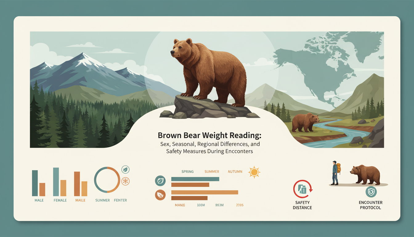 ヒグマの体重を読む完全ガイド：性別・季節・地域差と遭遇時の安全対処法