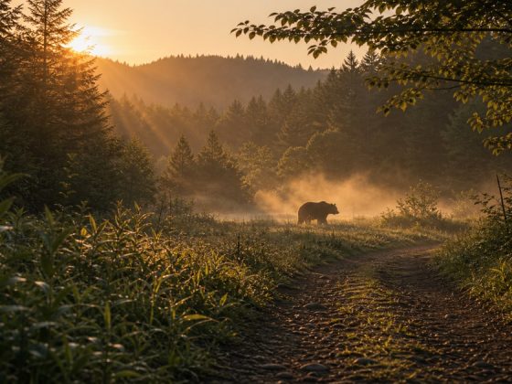 早朝と夕方にヒグマが動きやすい理由