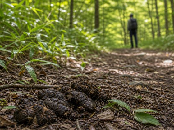 ヒグマのフンを見つけたら危険？新しい痕跡の見分け方