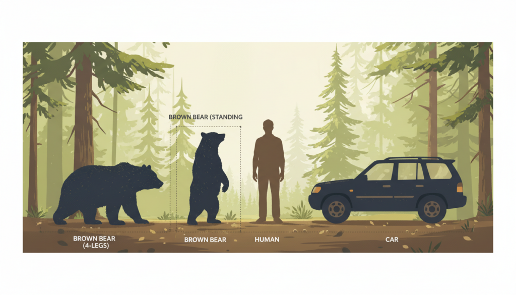 「ひぐま」の大きさが知りたい人へ：見た目で判断するための目安と表記のちがい