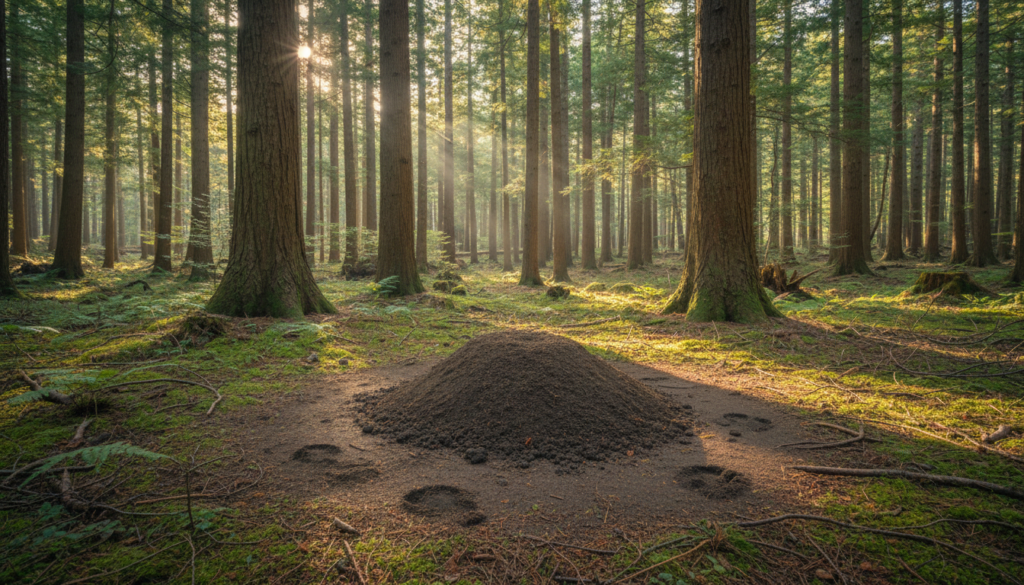 「土饅頭」とは？ ヒグマの痕跡の見分け方と安全に過ごすためのポイント