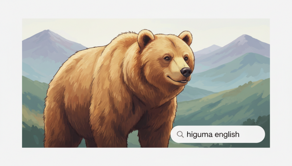 「higuma 英語」で調べる──ローマ字表記の扱い方と検索のコツ