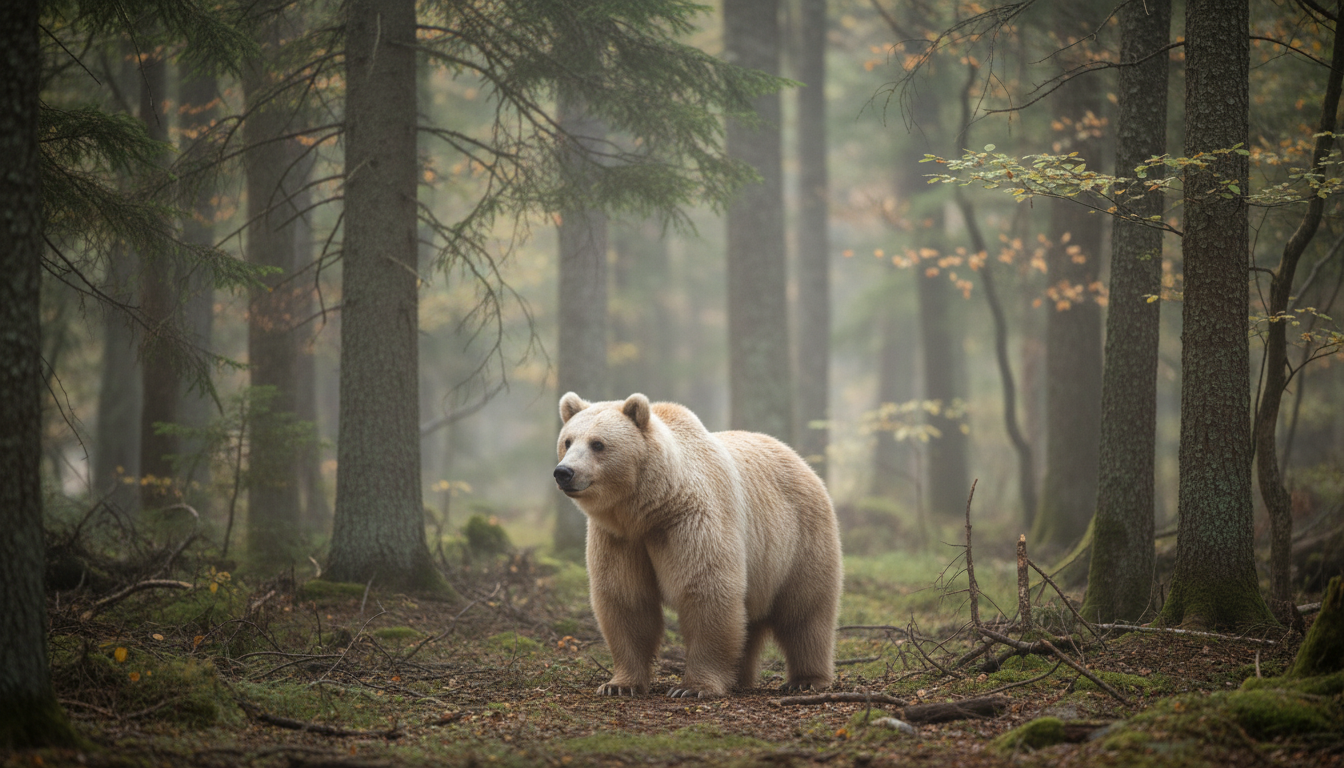 アルビノのヒグマはどう見分ける？識別のコツと安全上の注意点