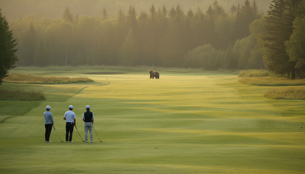 ゴルフ場でヒグマに遭ったら――落ち着いてできる現場での対処と注意点