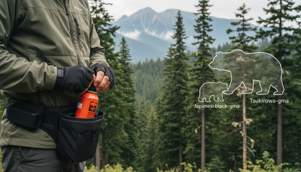 ツキノワグマとヒグマで変わる？熊スプレーの使い方と注意点