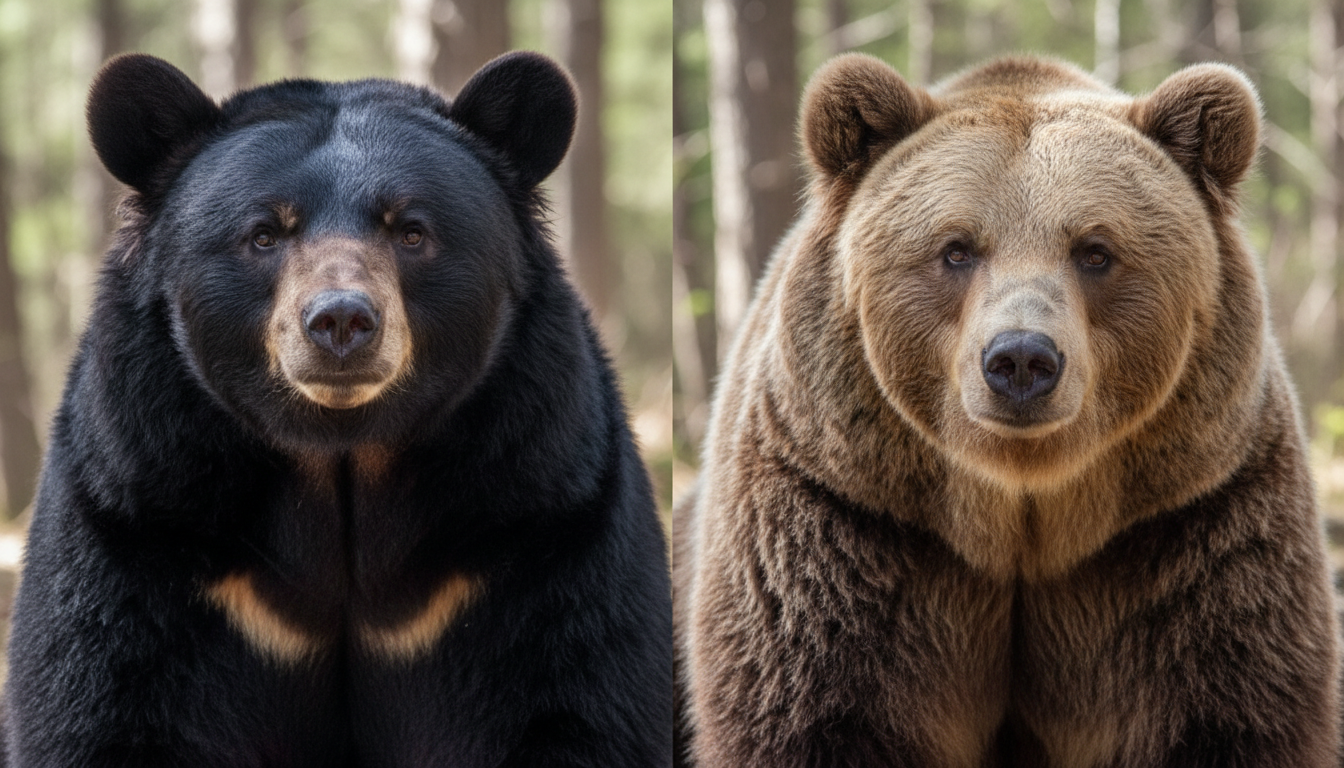 ツキノワグマとヒグマの顔の違い — 見分けるポイントをやさしく整理する