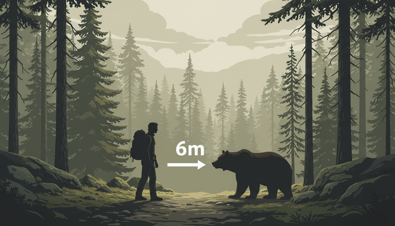 ヒグマと「6メートル」──その距離が示す危険度と現場での対処法