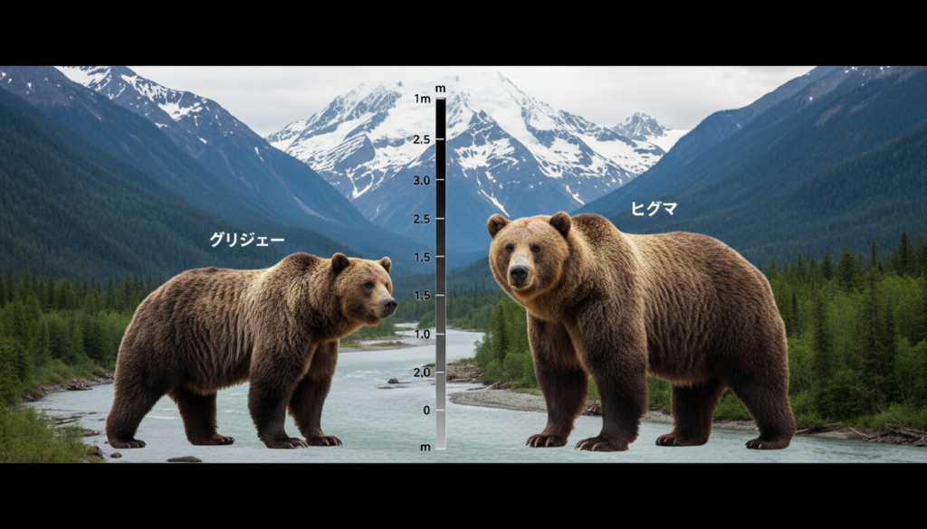 ヒグマとグリズリーの大きさ比較と見分け方：山で出会ったときに役立つ基礎知識