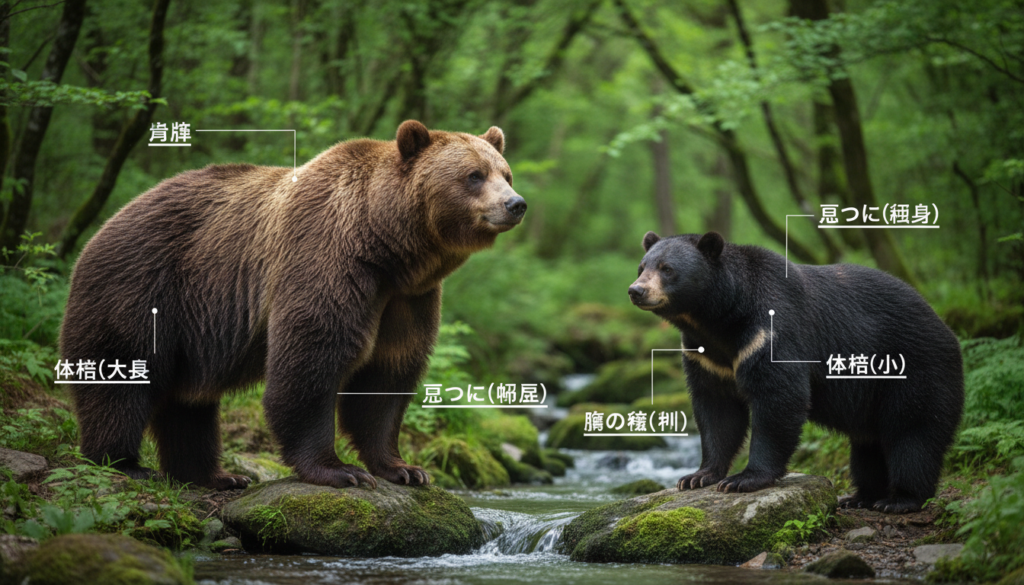 ヒグマとツキノワグマの違い — 見分け方と危険性の違いをやさしく解説