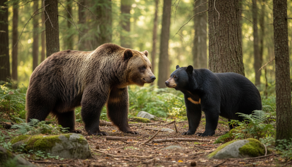 ヒグマとツキノワグマの違いをやさしく比較：大きさ・生態・危険度