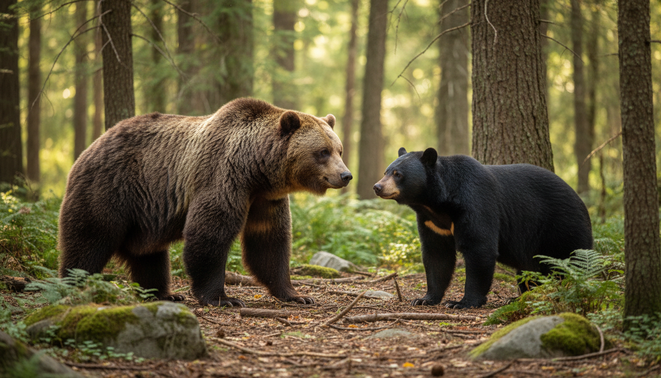 ヒグマとツキノワグマの違いをやさしく比較：大きさ・生態・危険度