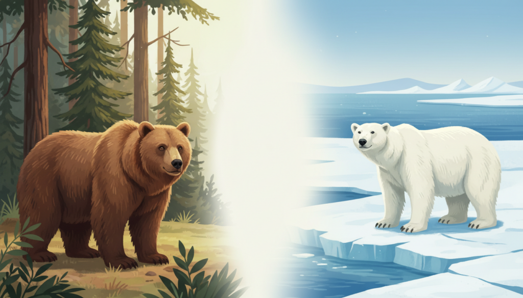 ヒグマとホッキョクグマの違い――生態と注意点