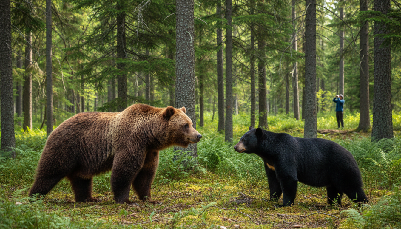 ヒグマと他のクマの大きさ比較：ツキノワグマなどとの違いをやさしく解説