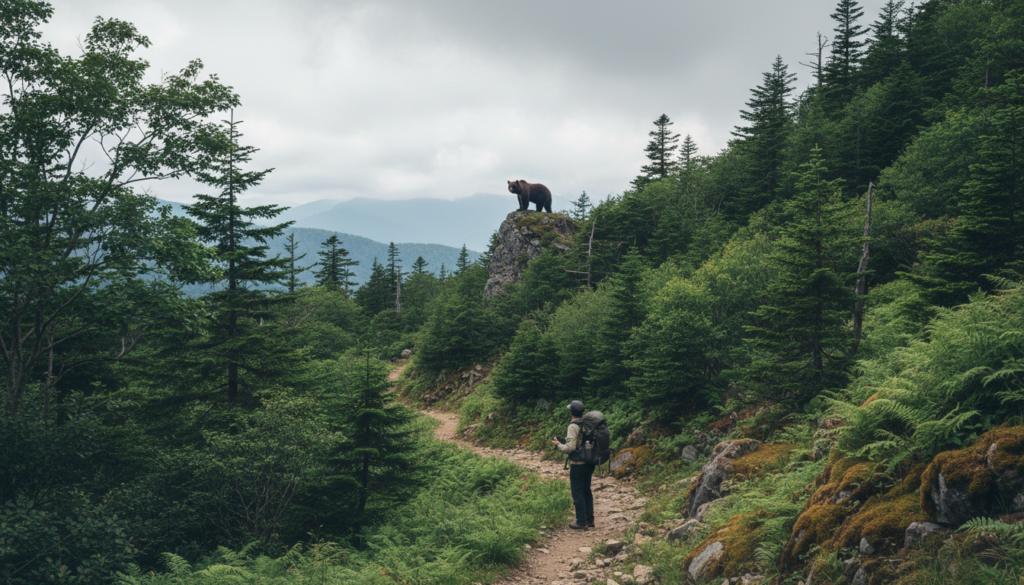 ヒグマに威嚇されたときの行動と安全対処法：落ち着いてできる実践的ガイド