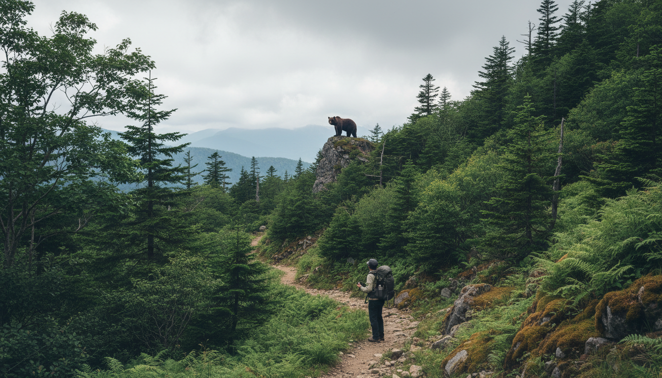 ヒグマに威嚇されたときの行動と安全対処法：落ち着いてできる実践的ガイド