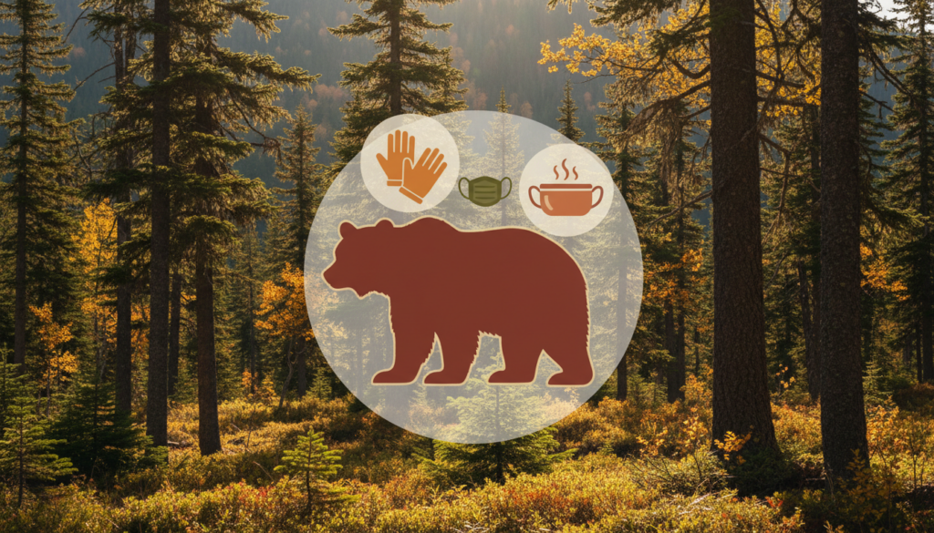 ヒグマに見られる病気と人へのリスク・現場での予防法