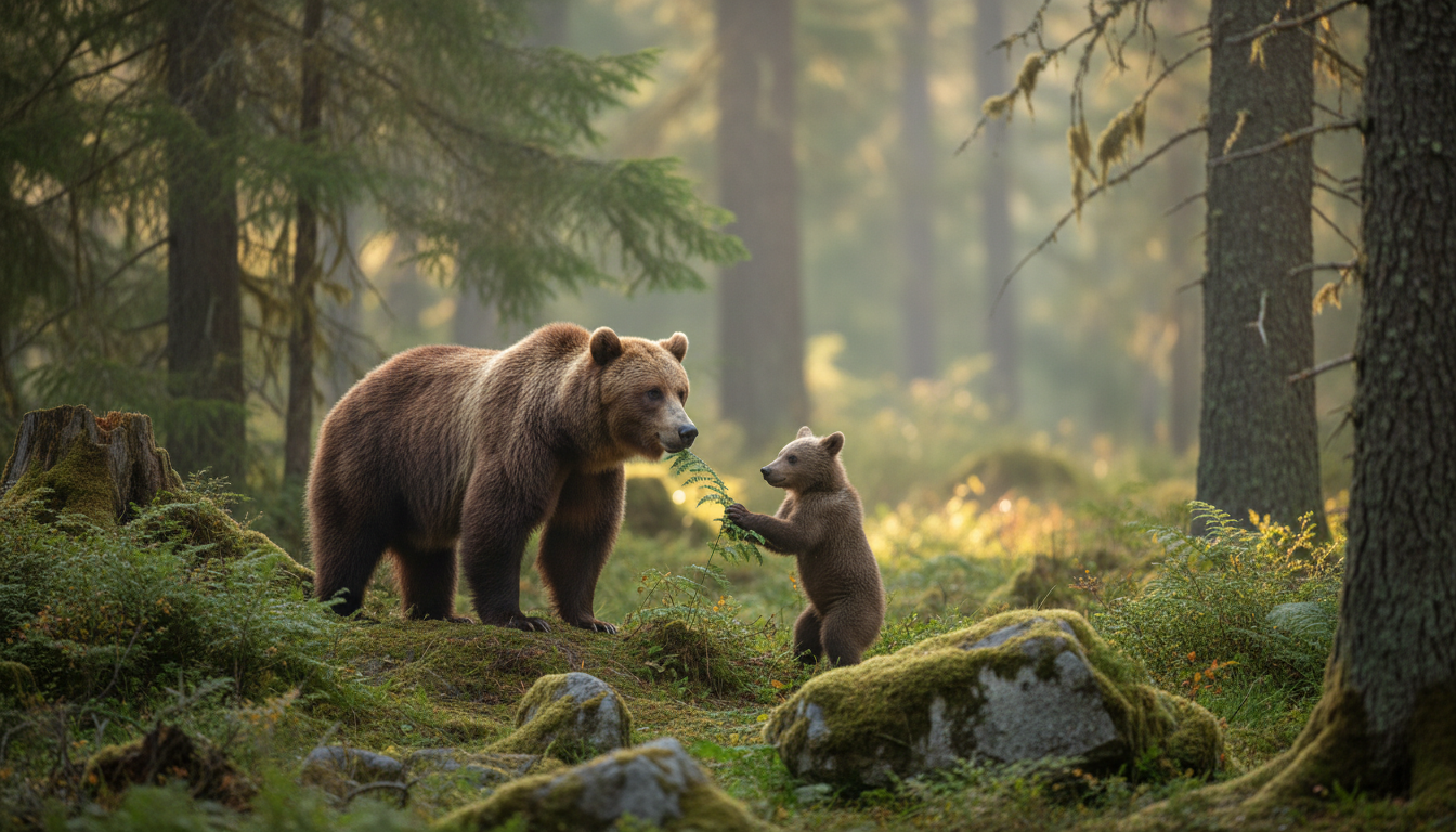 ヒグマのメス（メス熊）の特徴と、子育て期に気をつけたい行動と対策