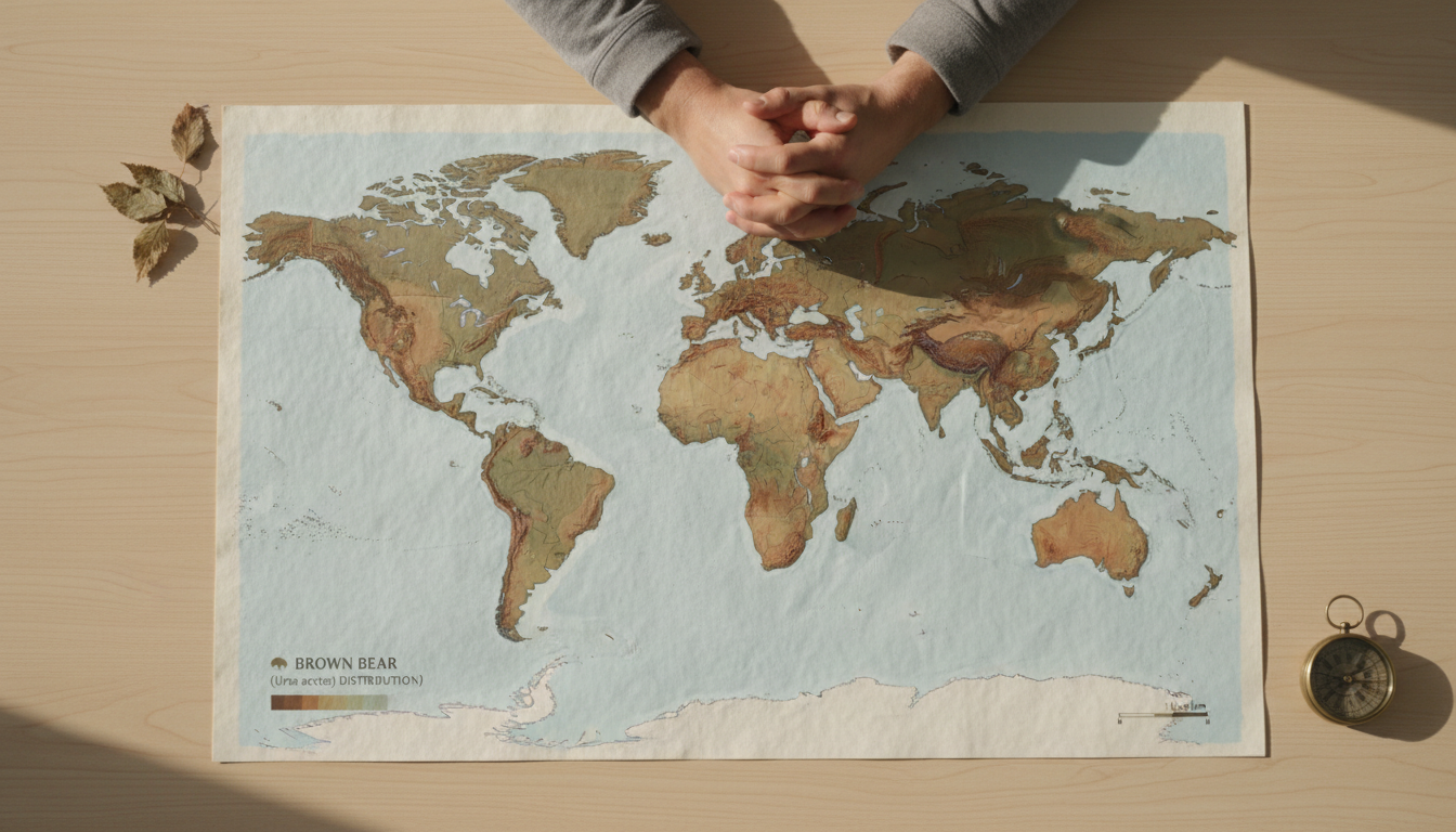 ヒグマの世界分布図の見方：どこにいるか、地図から何が読み取れるか