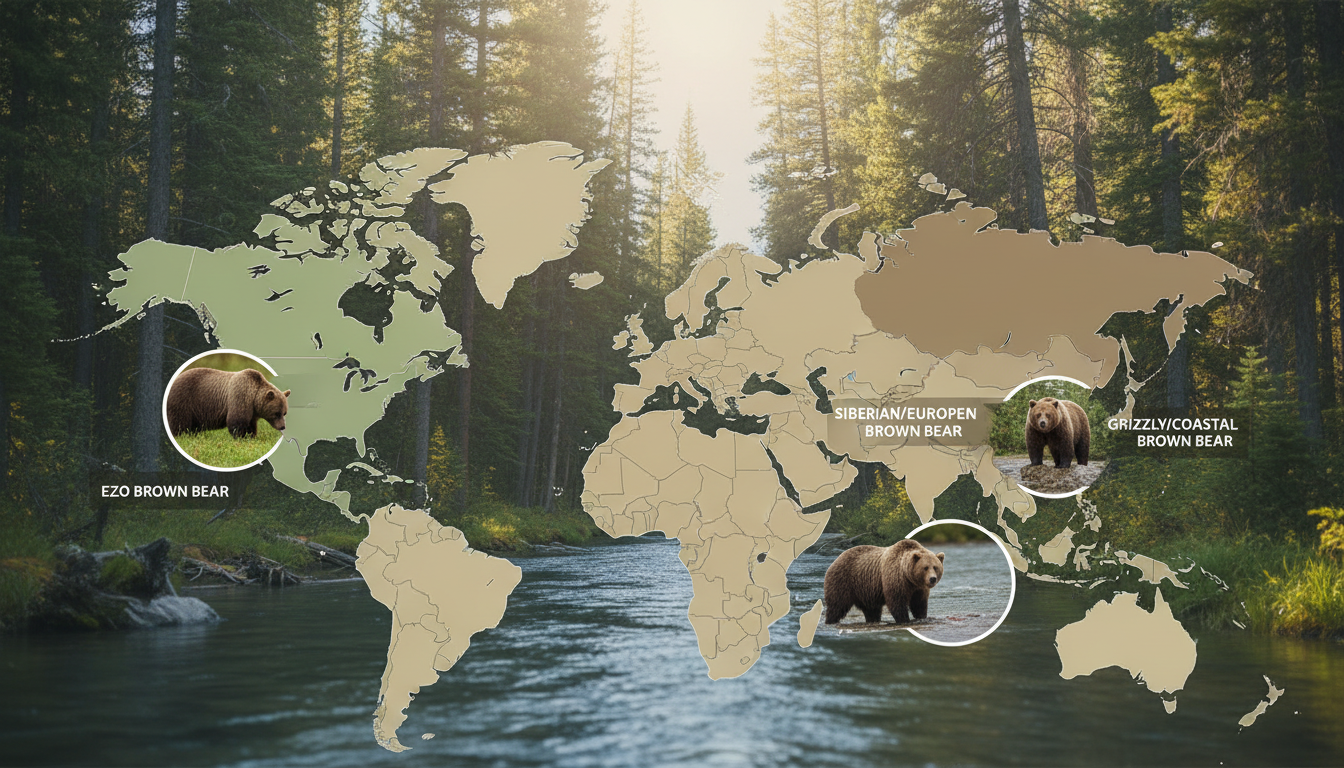 ヒグマの亜種と分布：地域ごとの特徴をやさしく整理する