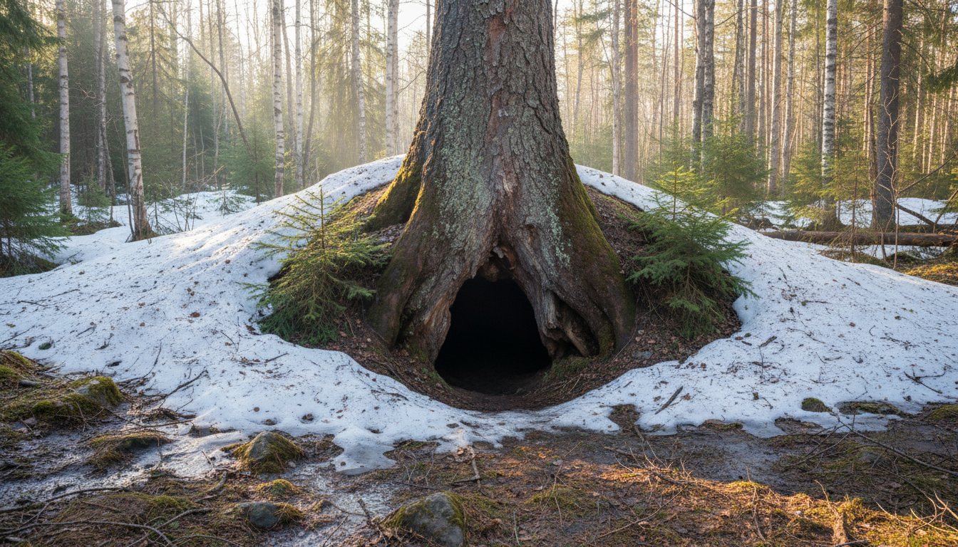 ヒグマの冬眠はいつ始まる？季節と行動パターンをやさしく解説