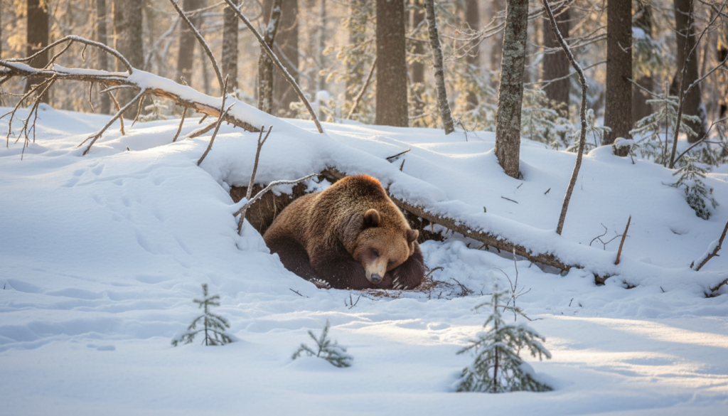 ヒグマの冬眠期間はいつ？時期と行動、身を守るための現実的な対策