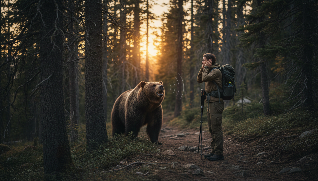 ヒグマの唸り声ってどんな音？遭遇時のサインとやさしい対処法