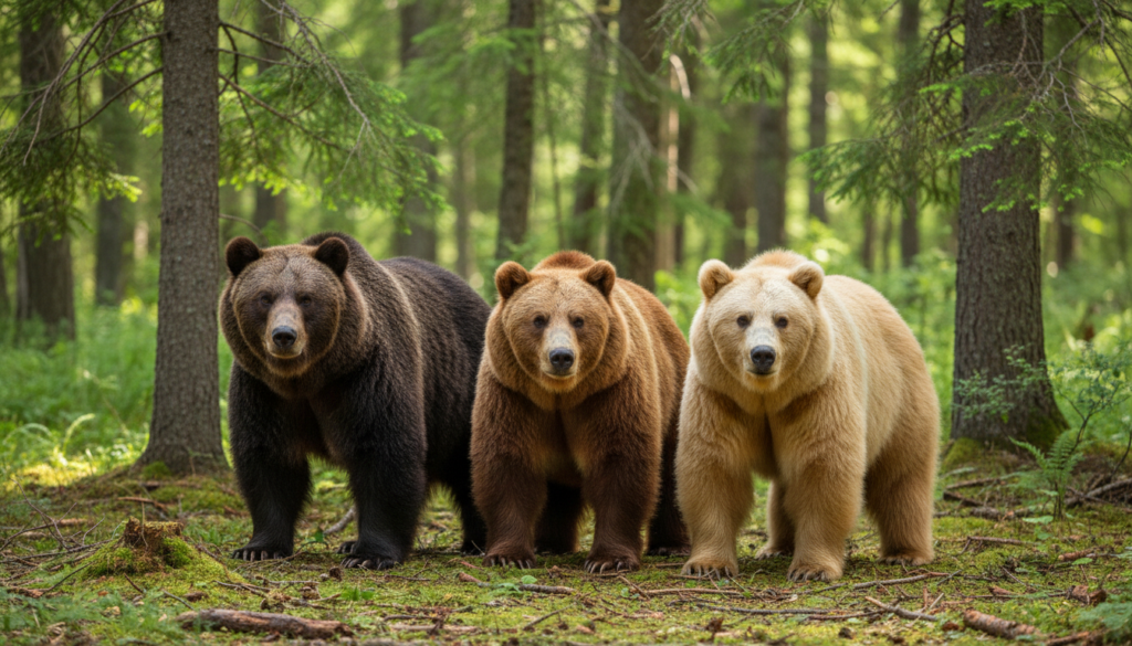 ヒグマの毛色はどんな種類がある？見分け方と注意点