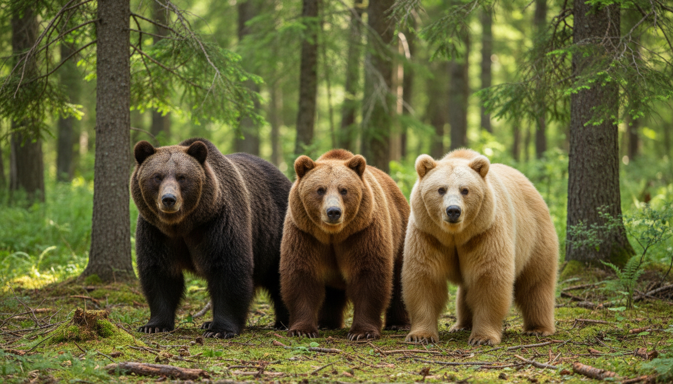 ヒグマの毛色はどんな種類がある？見分け方と注意点