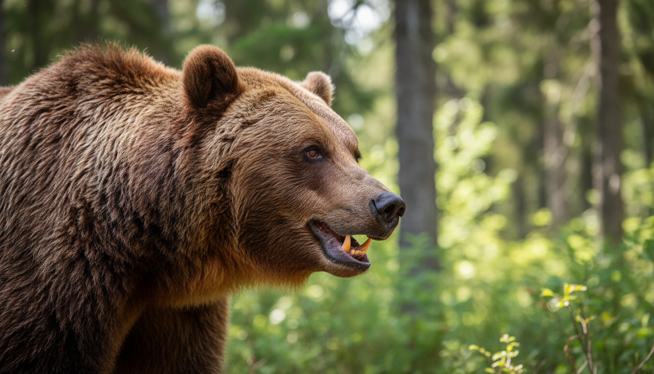ヒグマの牙と咬合力：危険性の理解と見分け方