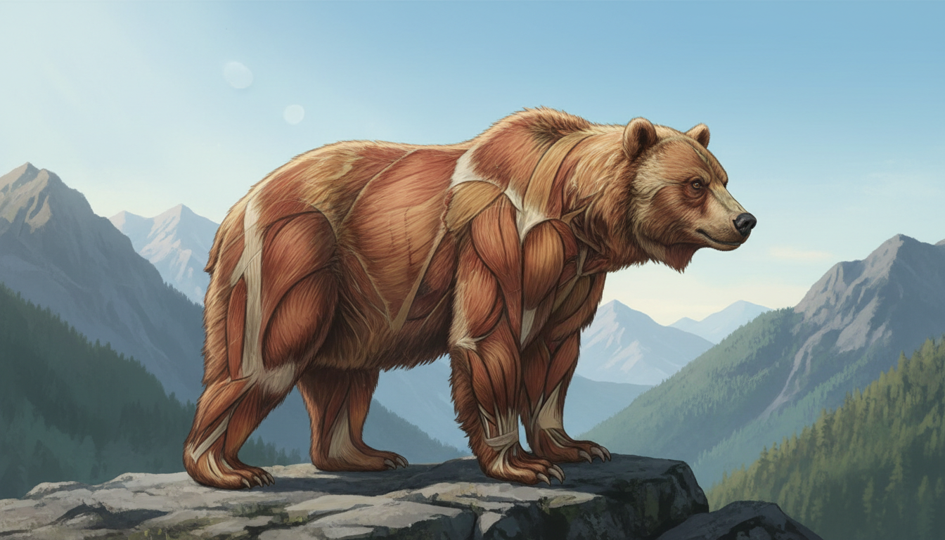 ヒグマの筋肉と力はどれくらい？攻撃力と動作のしくみをやさしく解説