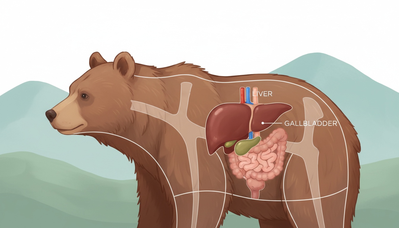 ヒグマの胆嚢とは：構造と生態上の意味