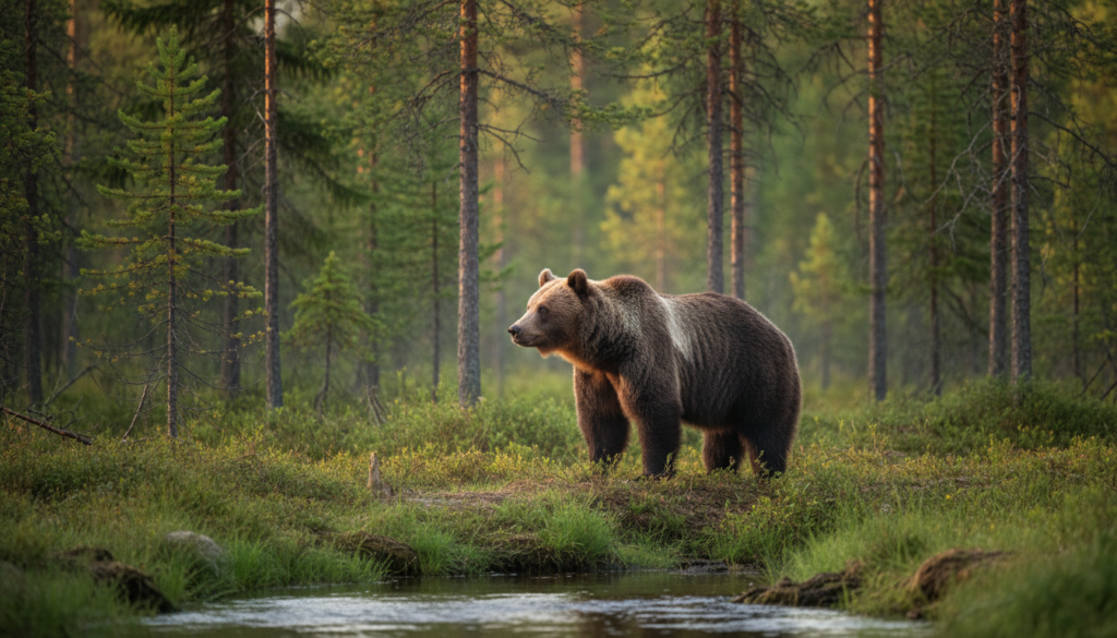 ヒグマの胸が白い個体とは？見分け方と安全にふれるための注意点