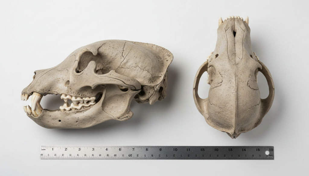 ヒグマの頭蓋骨──厚さと強さが示すこと（やさしい解剖ガイド）