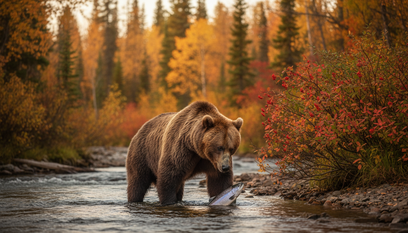ヒグマの食べ物は何？季節ごとの餌と餌場の特徴をわかりやすく解説