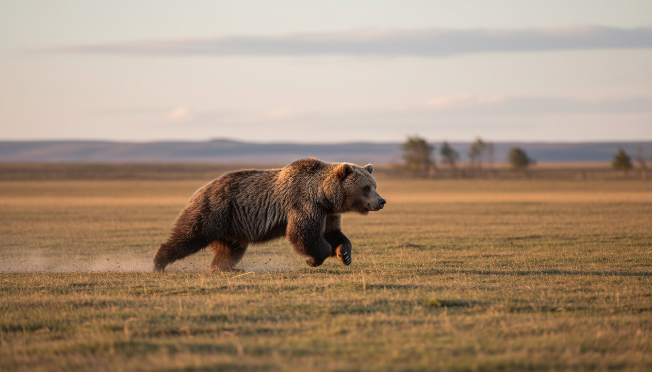 ヒグマはどれくらい速く走れる？100mでの速さをわかりやすく解説