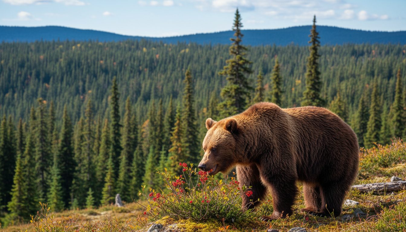 ヒグマは草食か？雑食性の実情と季節ごとの食性変化