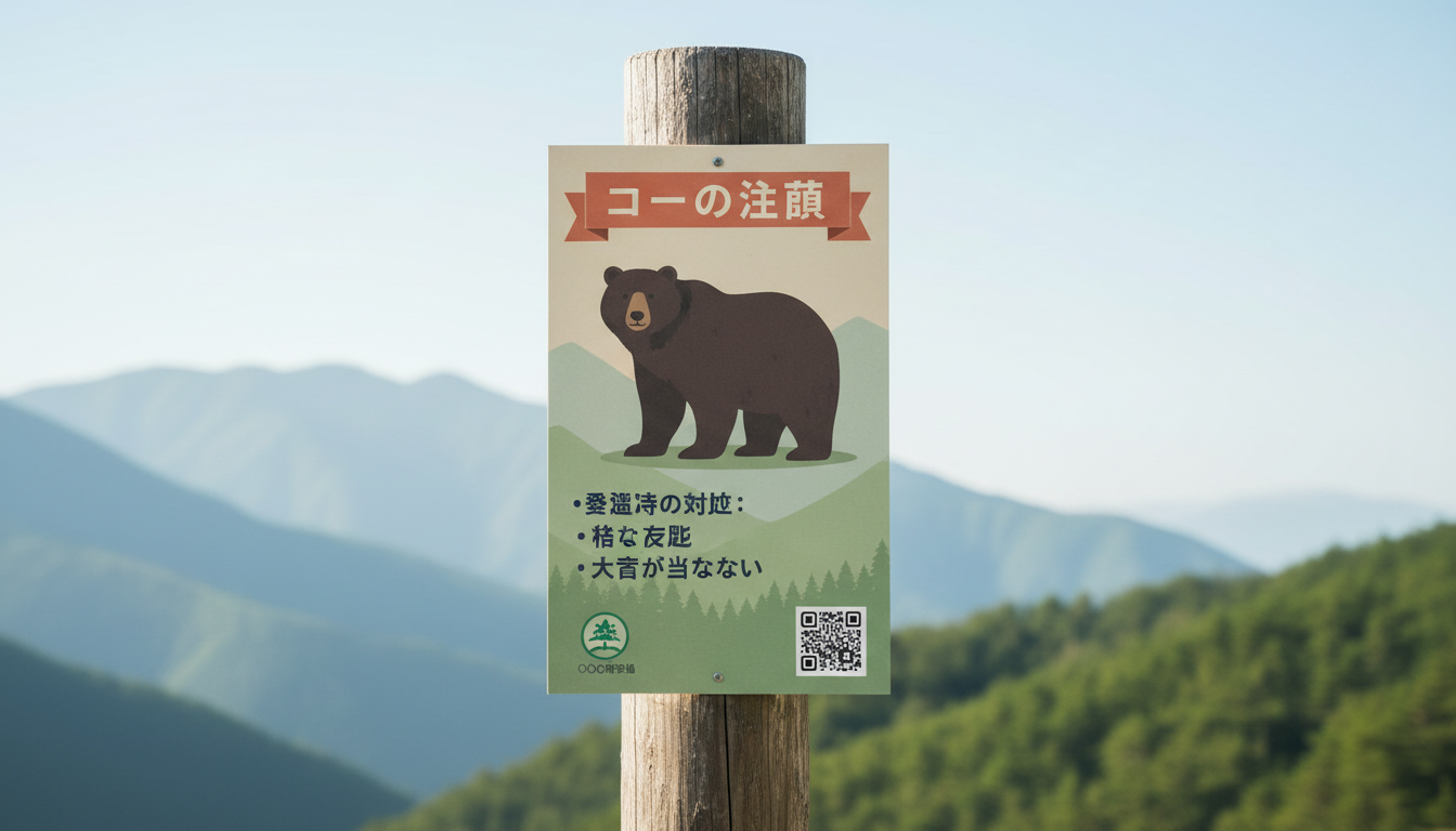 ヒグマ注意ポスターの作り方と配布ポイント：啓発素材を効果的に届ける実践ガイド