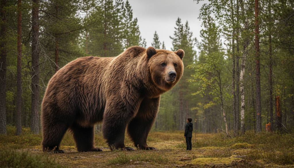 体重380kgのヒグマはどれくらい危険か｜大きさが示すリスクと対応