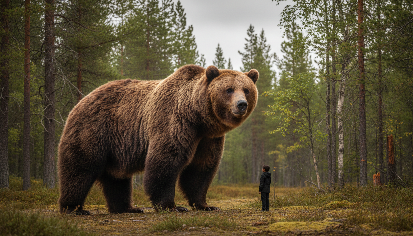 体重380kgのヒグマはどれくらい危険か｜大きさが示すリスクと対応
