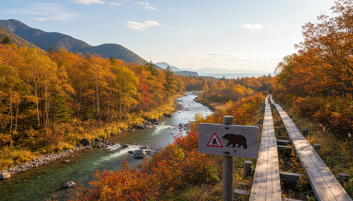 知床のヒグマ（9月）──観光で覚えておきたい現地の状況と安全対策