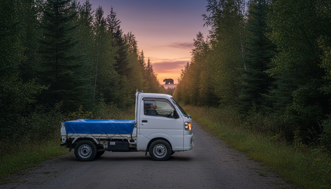 軽トラでヒグマに出会ったときの安全な対処法 — 車内と荷台それぞれの実践ガイド